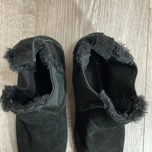 Emu Australia Ellin Suede Chelsea Boot Waterproof Merino Wool Lining Black 6 - Picture 6 of 16